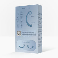 SnailVibe Stimulateur Prostatique Vibrant Axi 18 x 3.1cm Bleu